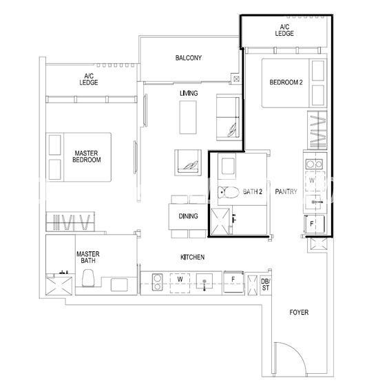 Sims Urban Oasis (D14), Condominium #163330172